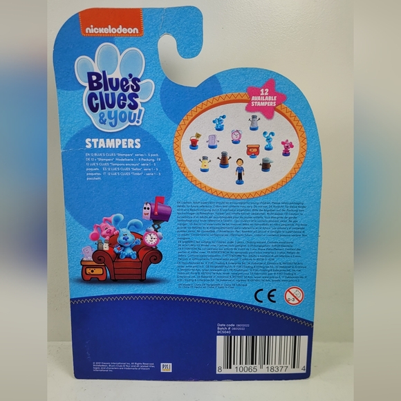 Nickelodeon Blue's Clues & You! Stampers 5-Pack - Picture 3 of 4